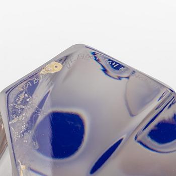 Kjell Engman, two glass sculptures, Kosta Boda.