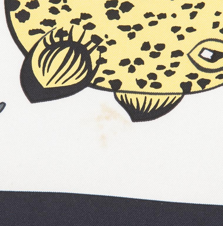 Hermès, scarf, "Les Leopards".