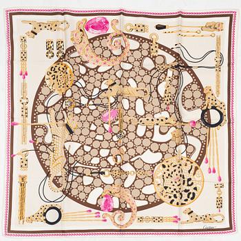Cartier, scarf.