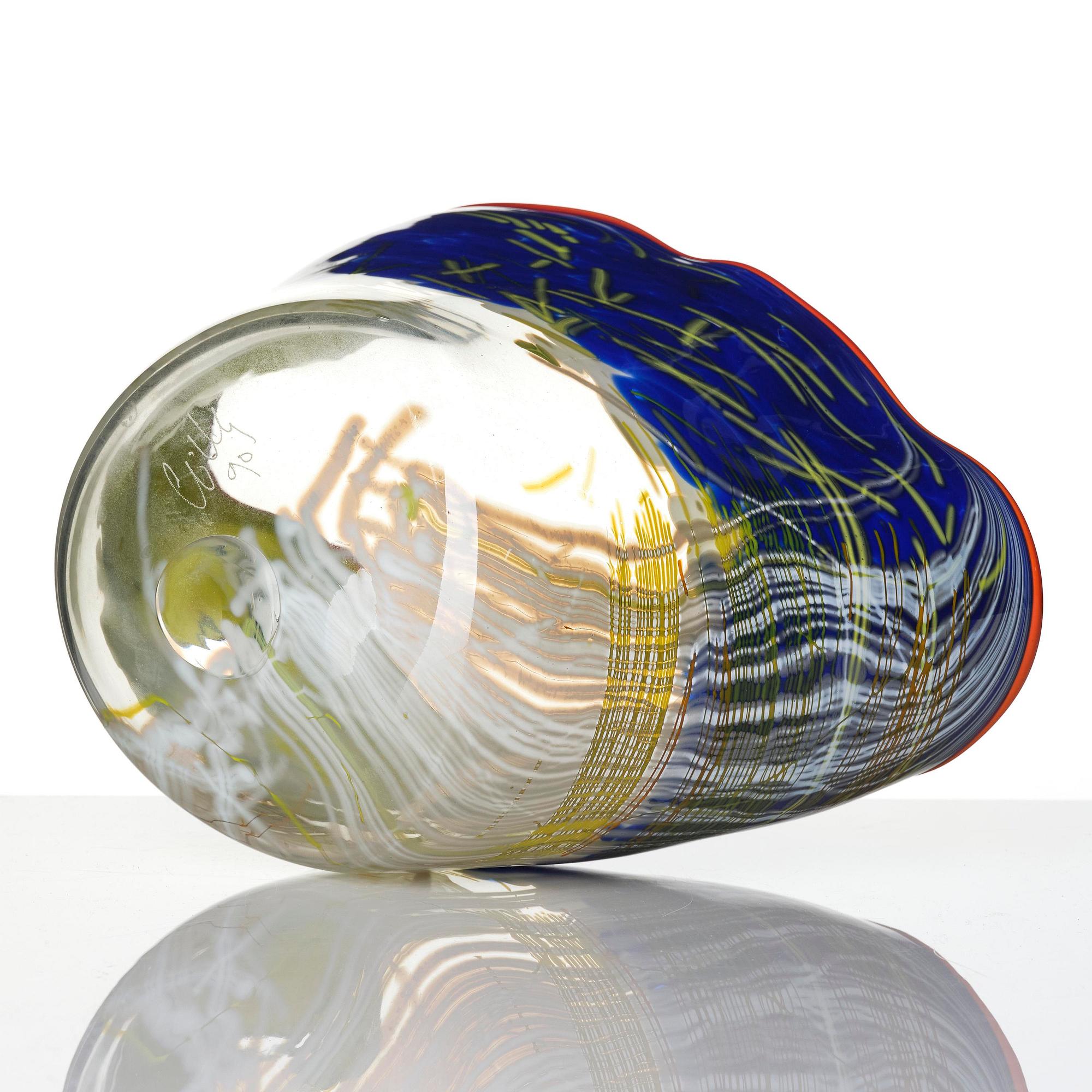 Dale Patrick Chihuly, a glass sculpture, Seattle, USA, 1990.