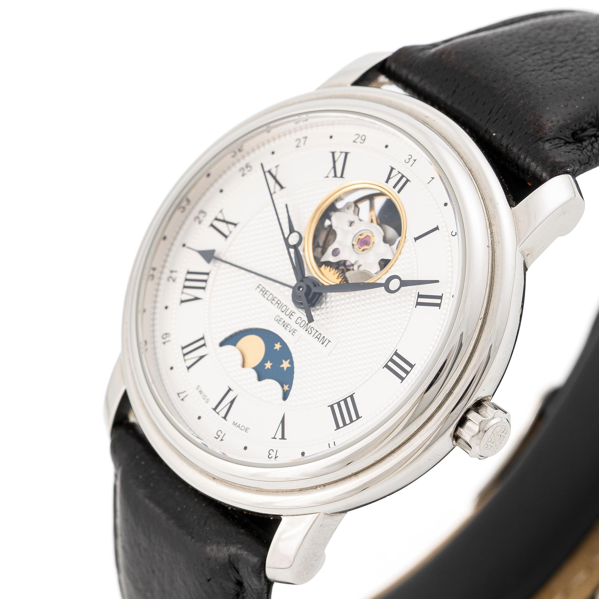 Fredrique Constant, Classics Heart Beat Moonphase Date, wristwatch, 40 mm.
