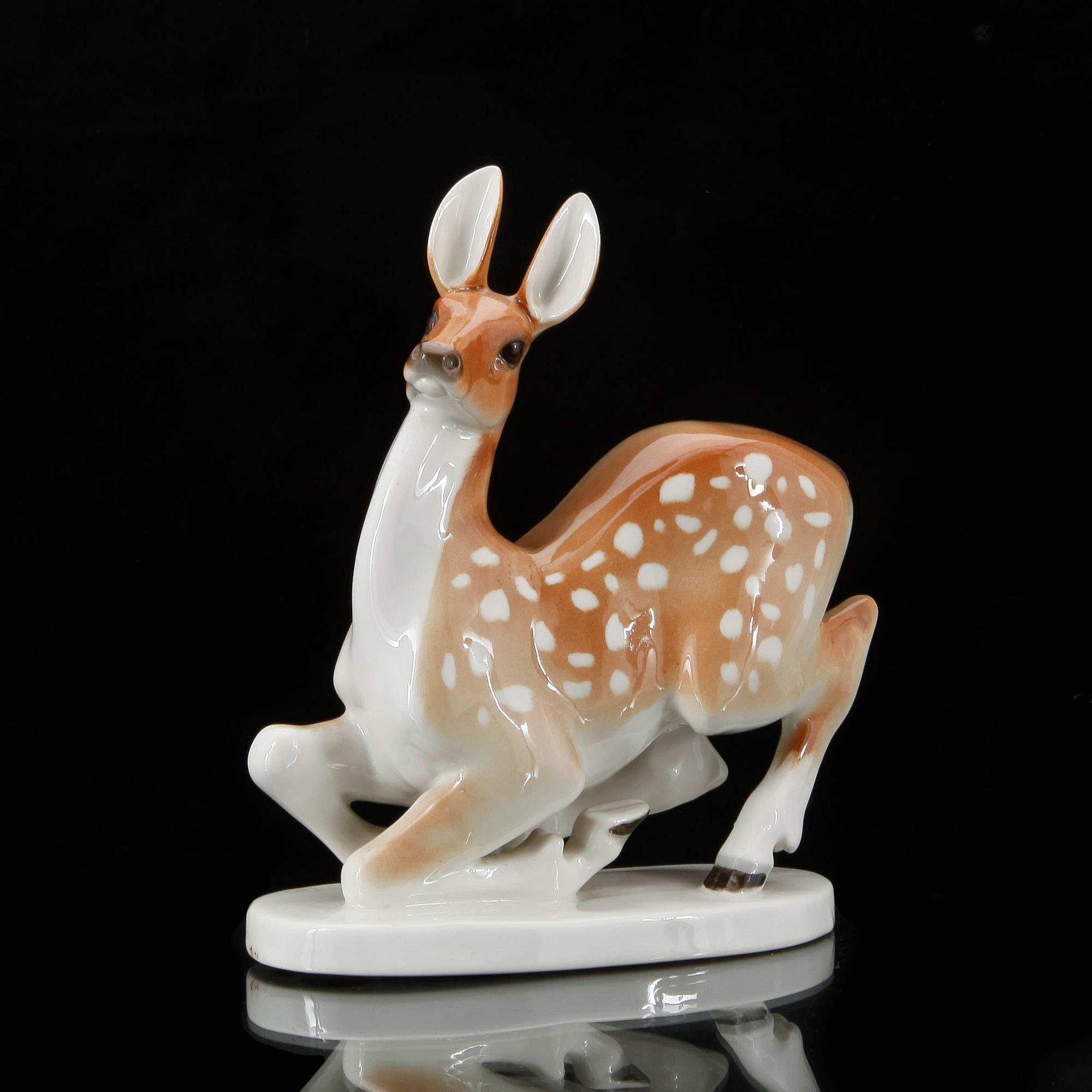 FIGURIN, porslin, Lomonosov, Ryssland, 1900-tal.