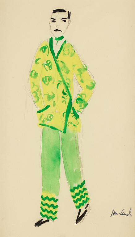 John Jon-And, water colour, 1920-30s, signed with stamp.