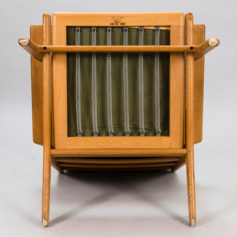 HANS J WEGNER, fåtölj, modell GE-290, Getama Gedsted, Danmark, 1900-talets mitt.