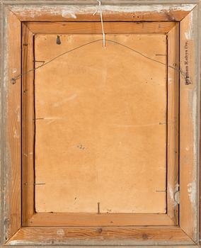 Alexander Lindeberg, oil on board, signed and dated -43.