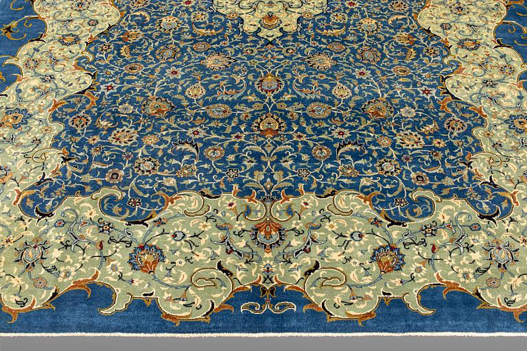 A so called Royal Keshan carpet, ca 362 x 273 cm.
