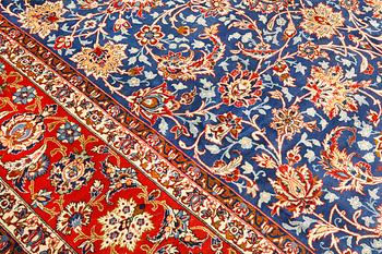 A carpet, Najafabad, c. 418 x 307 cm.