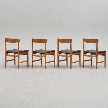 4 swedish 1960's teak chairs.