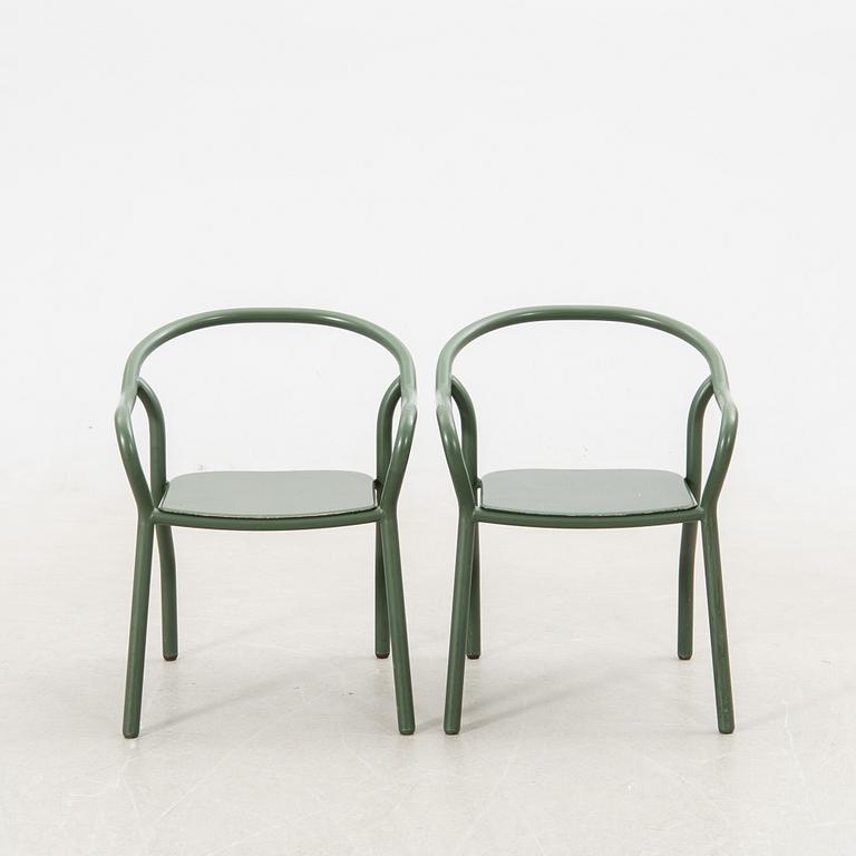 Jonas Wagell, chairs, 6 pcs, "Montmartre", Mitab, 1970s/80s.