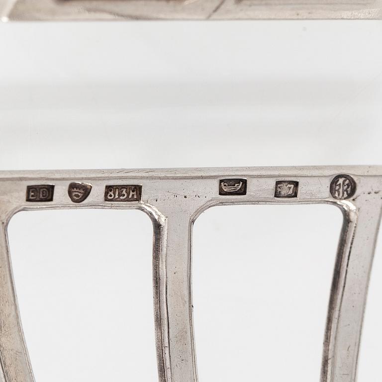 Kalevala Koru, rannekoru, hopeaa, Ethel Düne. Helsinki 1959.