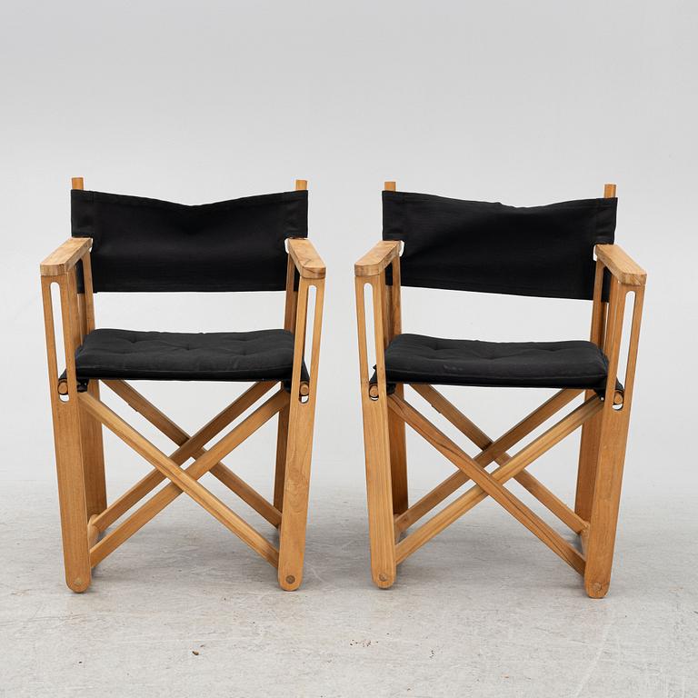 Björn Hultén, a pair of "På Kryss" safarichairs, Berga Form, Sweden.