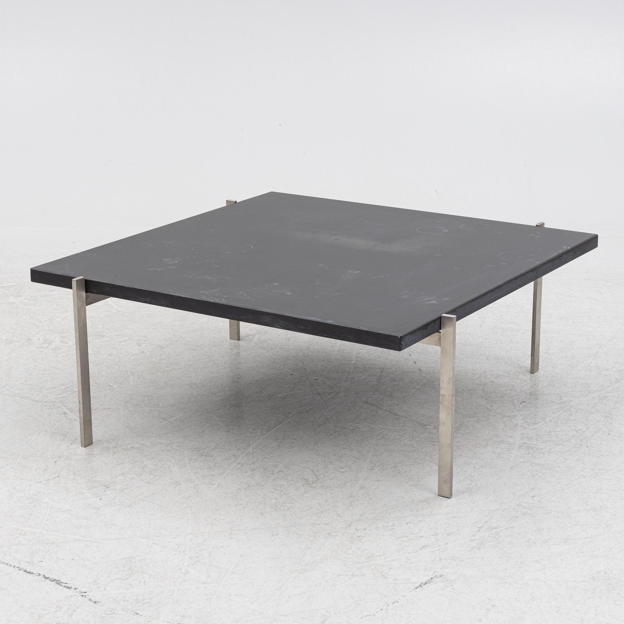 Poul Kjaerholm, coffee table, "PK 61", Fritz Hansen, Denmark, 2016.