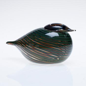 FIGURIN, glas, signerad O. Toikka Nuutajärvi. Formgiven 1992.