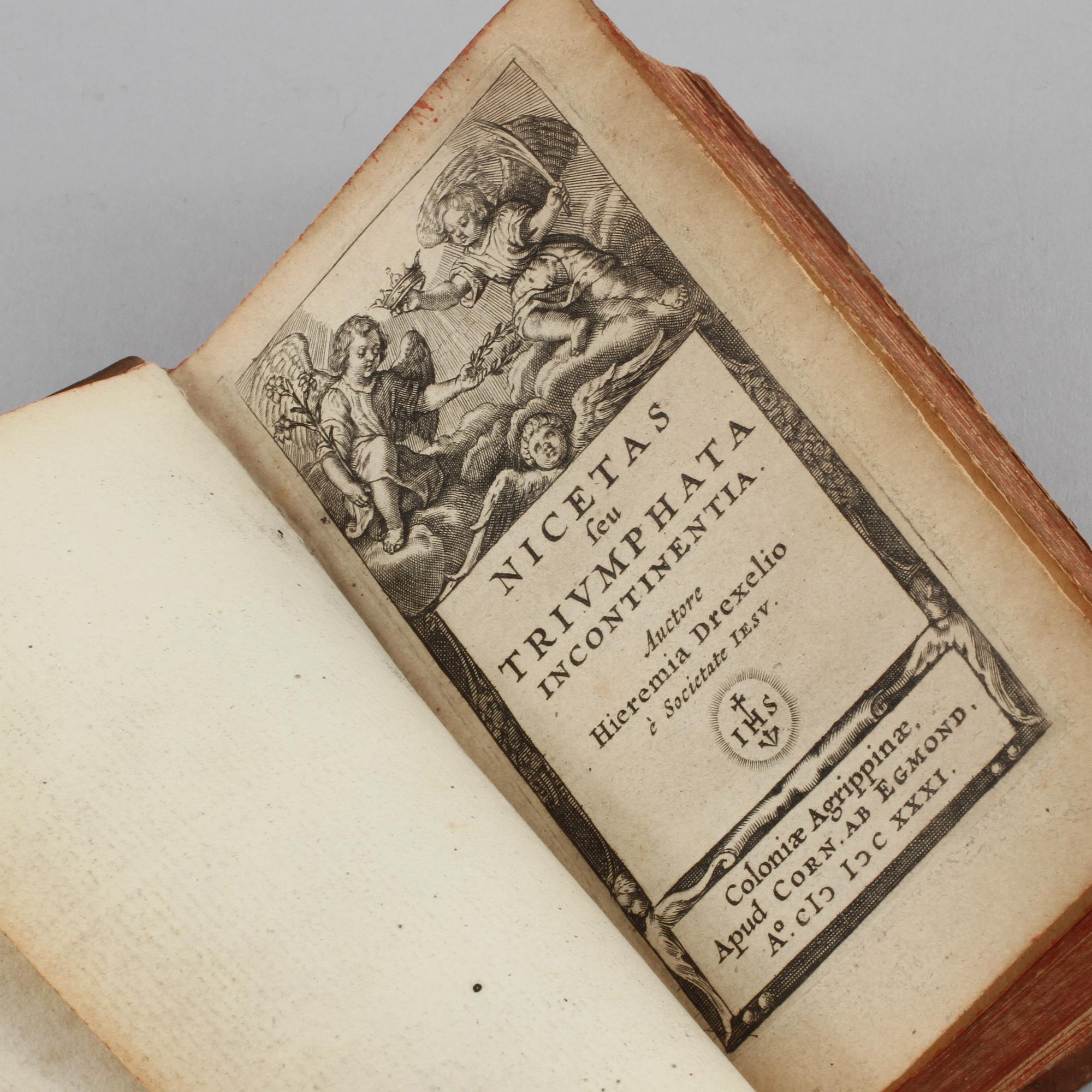 BOK, "Nicetas seu trivmphata incontinentia", Auctore Hieremia Drexelio è Societate Iesv, 1630-tal.