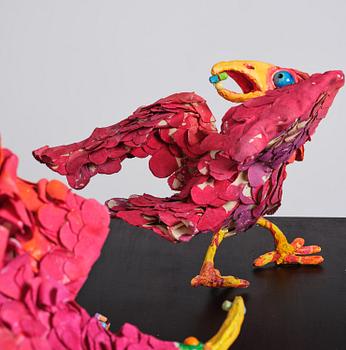 Nathalie Djurberg & Hans Berg, "A Thief Caught in the Act (Flock of Birds)".