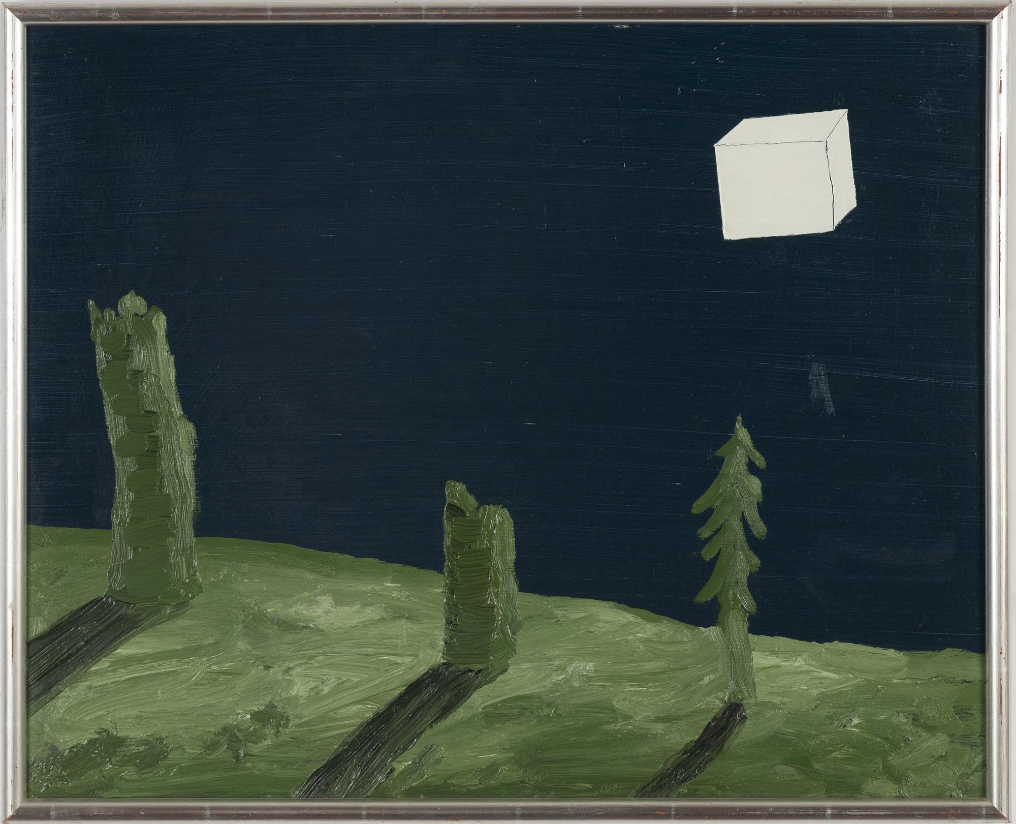 Åke Pallarp, oil on panel, signed.