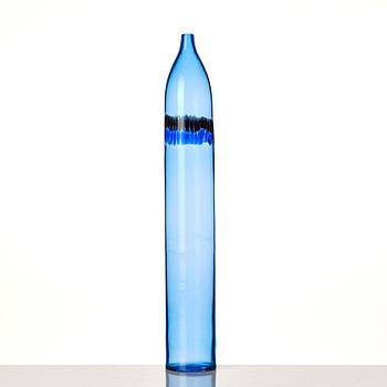 Peter Pelzel, a blue glass vase, Vistosi, 1960s.