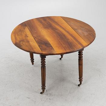 Drop-leaf table, 19th Century.