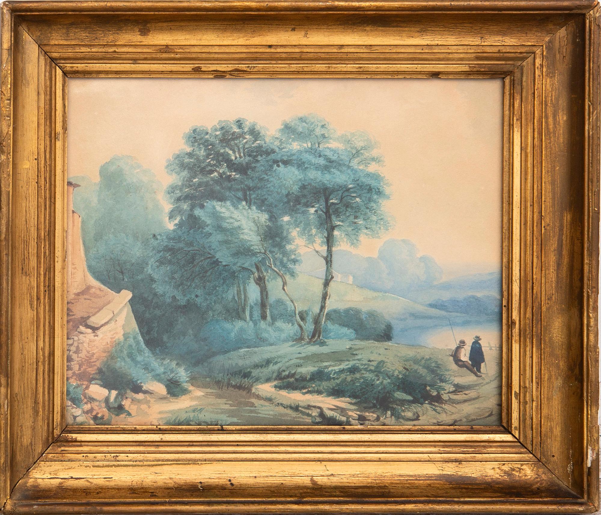 Unknown artist, landscape motif, 19th century.