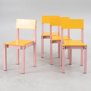 Fredrik Paulsen, a set of four custom-ordered chairs, "Chair One", JOY, 2022.