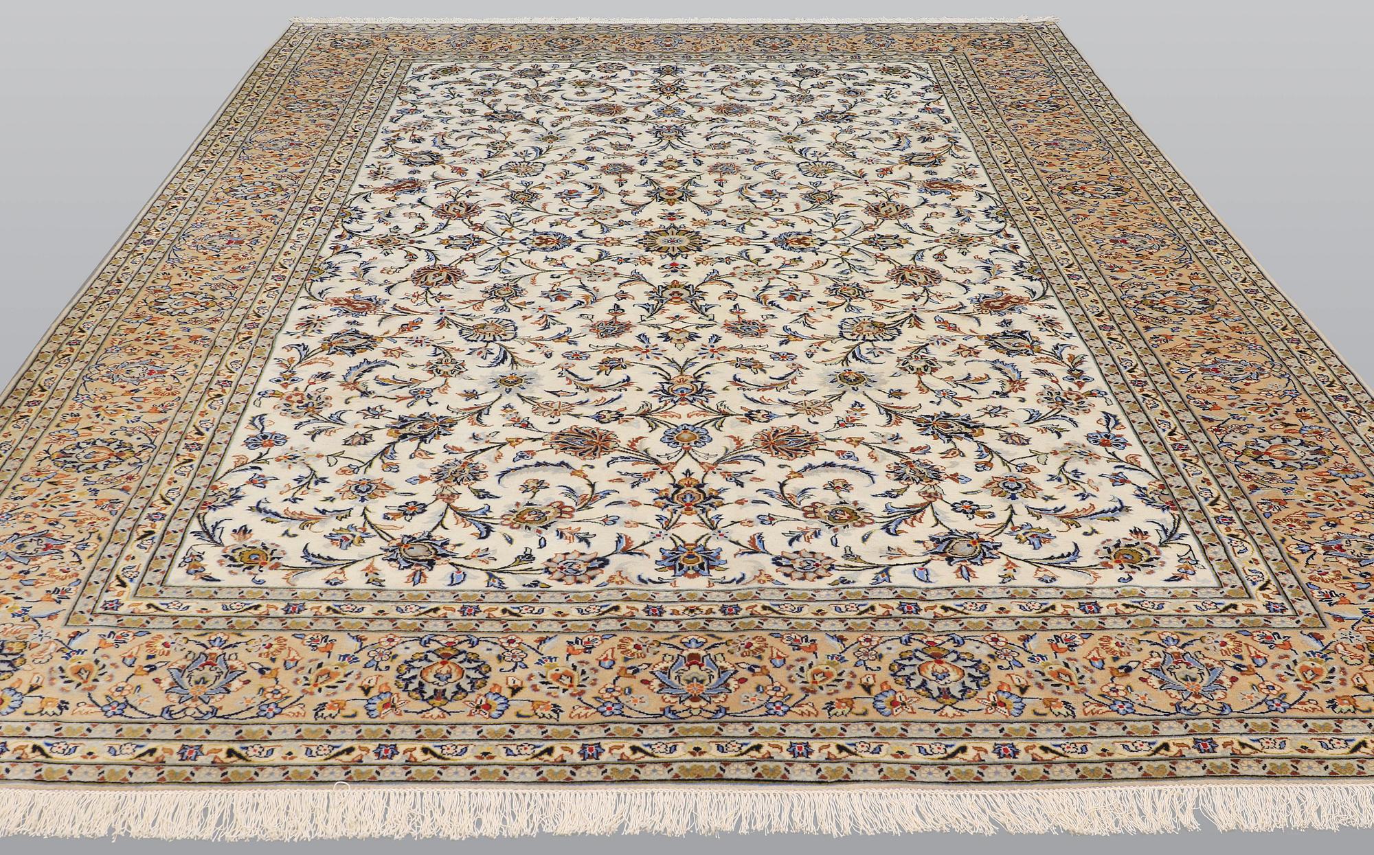 A carpet, Kashan, ca 400 x 289 cm.