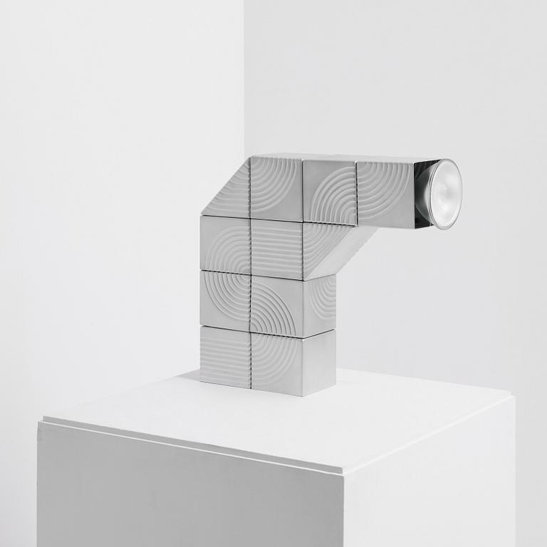 David Taylor, a unique table lamp, "Ornamentation Lamp", Studio Mellösaverken, Sweden, 2025.