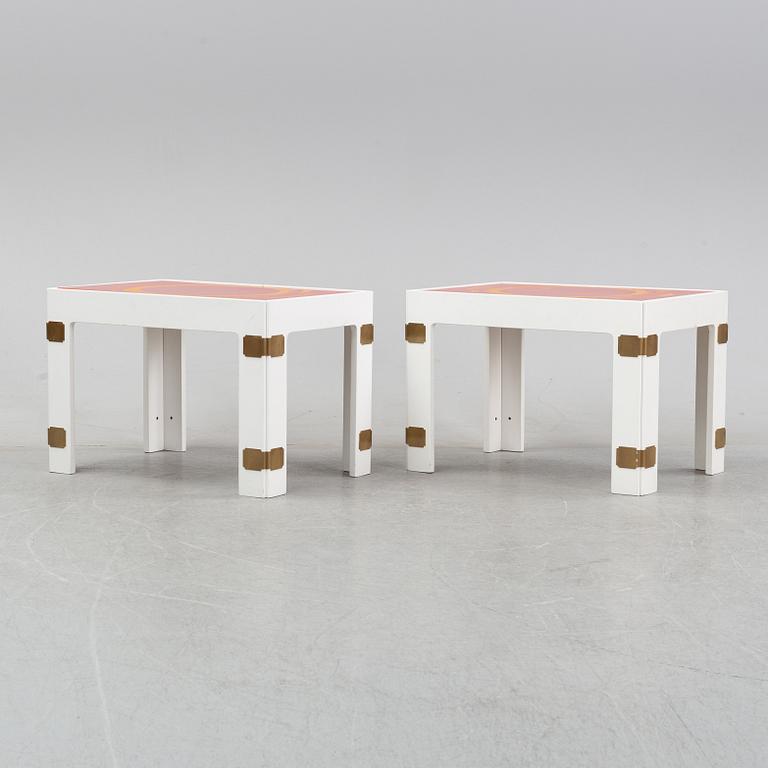 Bra Bohag AB, 'Konsul', a pair of tables, 1960s-1970s.