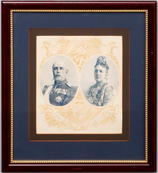LITOGRAFISKA TRYCK, 5 st, omkring år 1900.