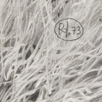 ROJ FRIBERG, blyerts på papper, signerad Rf. och daterad 73.