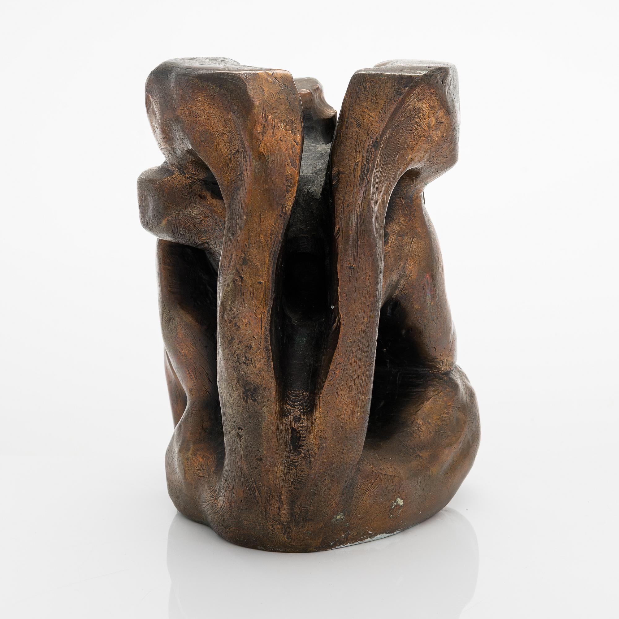 Étienne Martin, sculpture, bronze, signed, numbered 170/250, edition Artcurial.