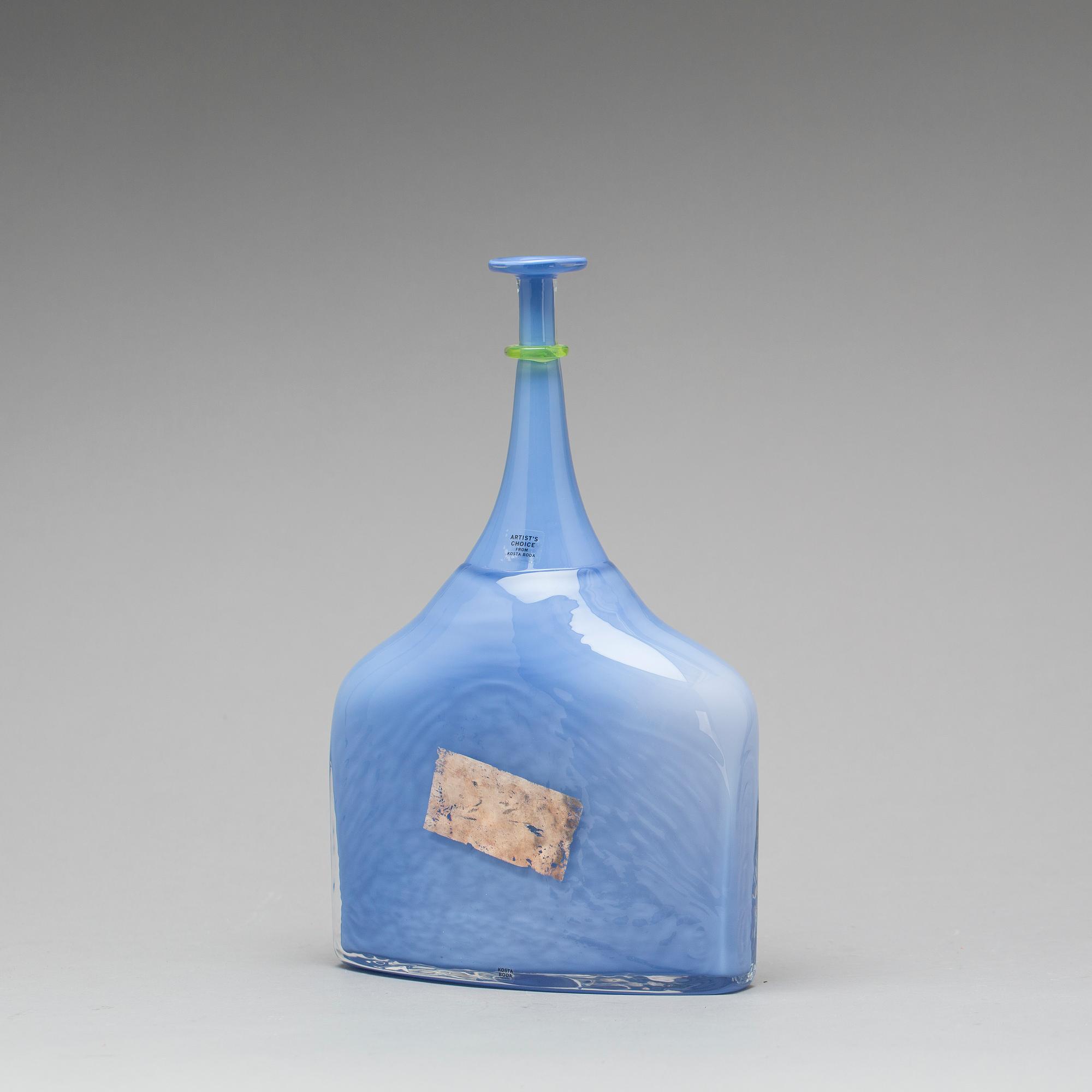 BERTIL VALLIEN, flaska, "Satellite" Kosta Boda Artist's Choice.
