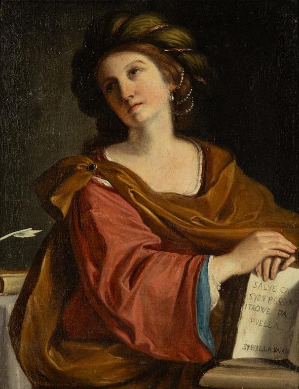 Domenico  Zampieri Il Domenichino., hans art, 1700-tal. The Cumean Sibyl.