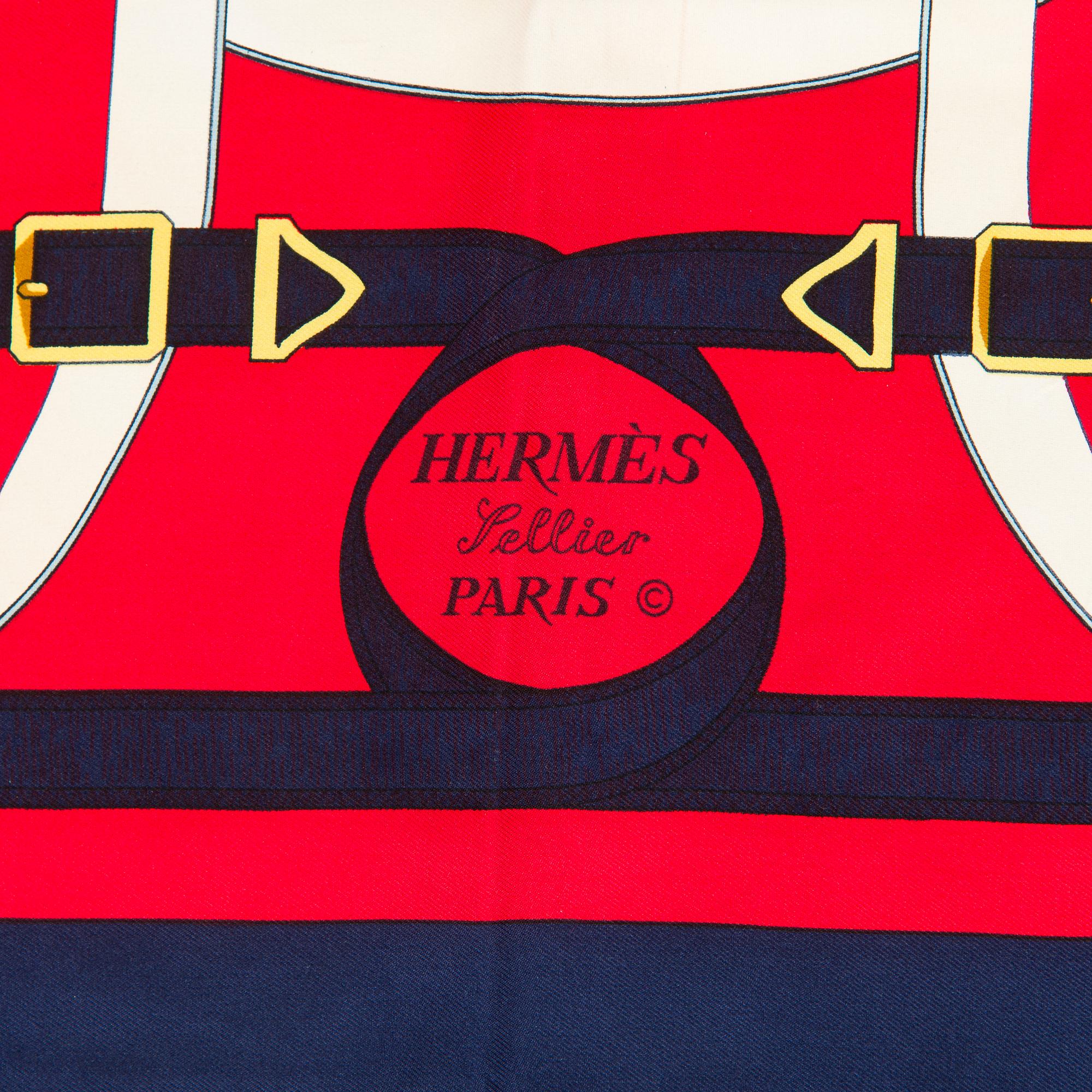 Hermès, an 'Eperon d'Or' scarf.