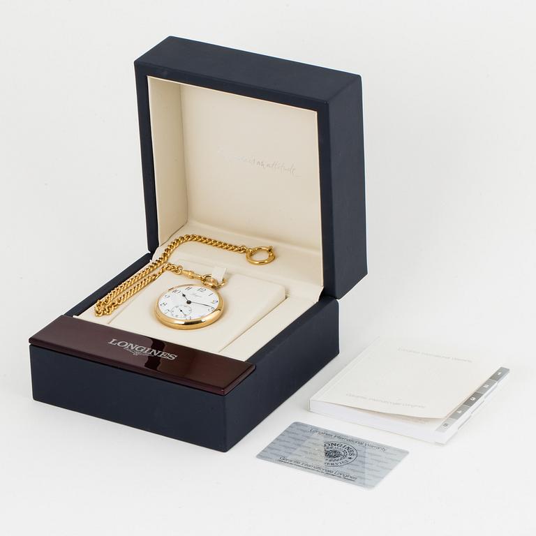 LONGINES, pocket watch, 47 mm.