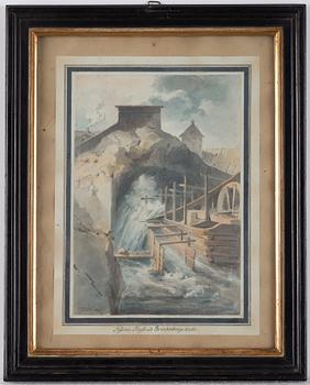 Johan Fredrik Martin, Ten scenes from the waterfalls at Trollhättan, Sweden.