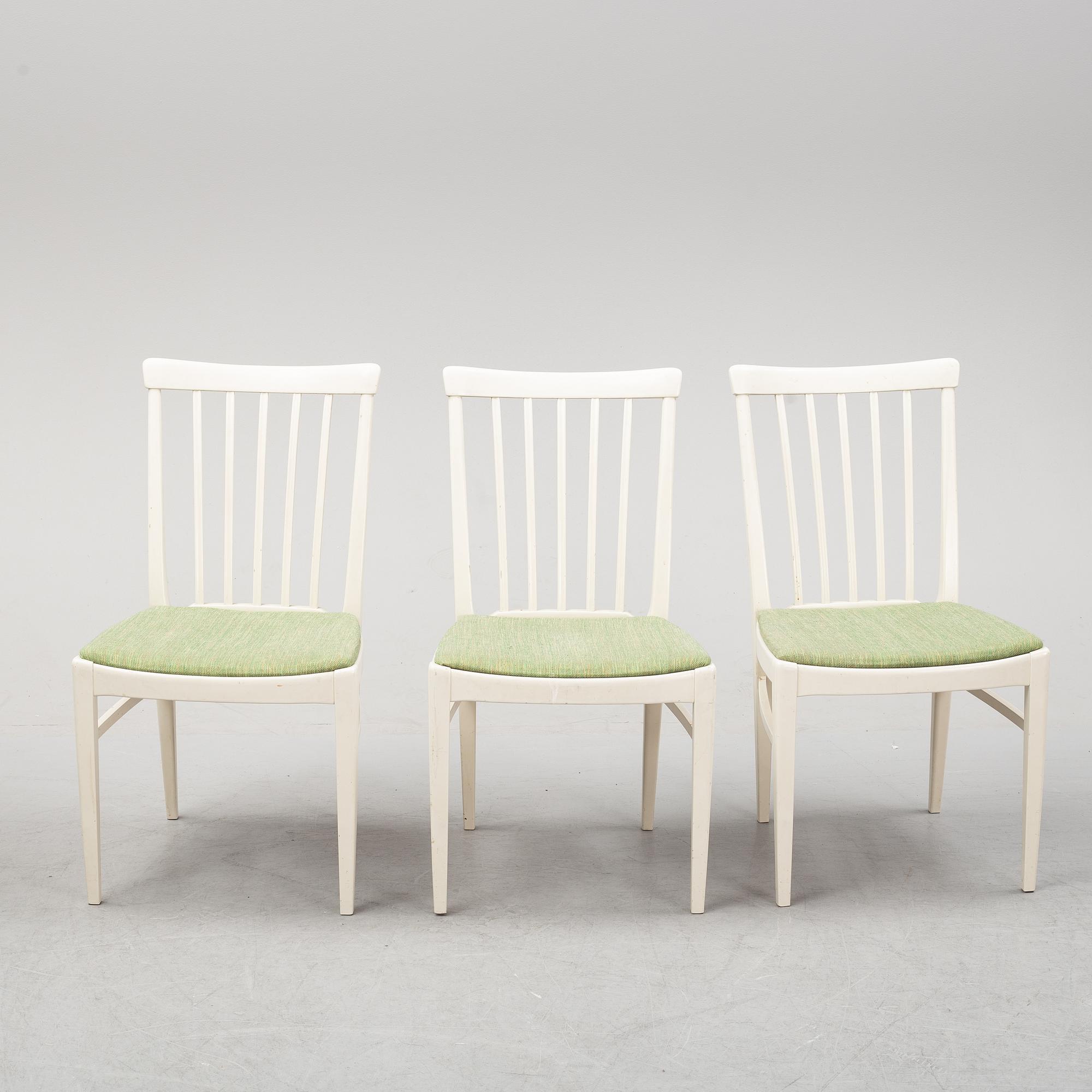 Carl Malmsten, matbord, stolar 4 st, karmstolar 2 st, "Herrgården", Bodafors, 1900-talet andra hälft.