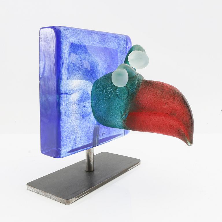 Kjell Engman, skulptur, Kosta Boda Atelier signerad.