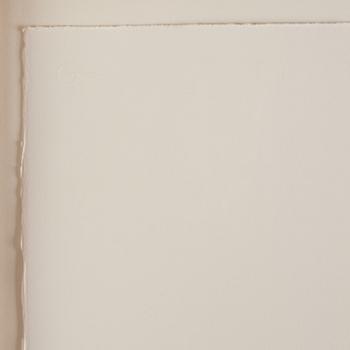 Joel Shapiro, pochoir i färg, 1990. Signerad och numrerad 20/36.