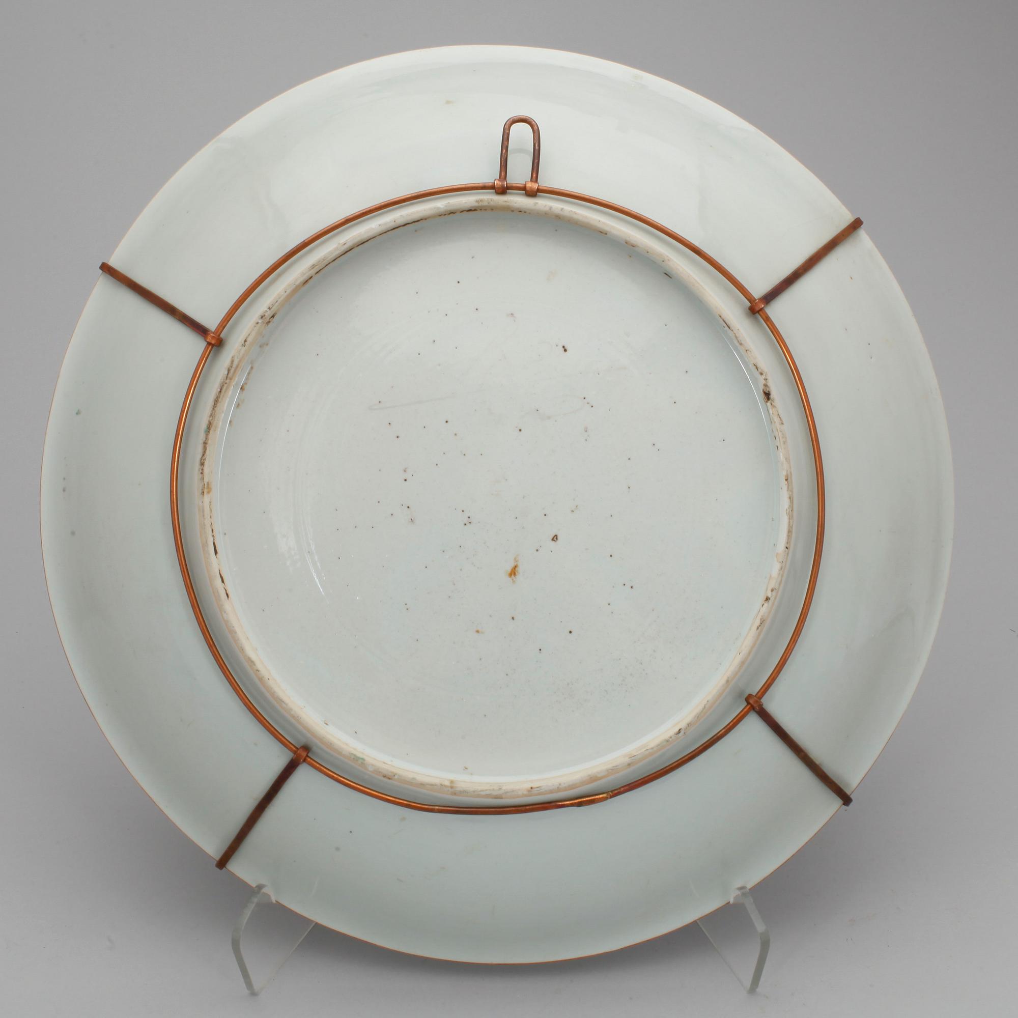 SKÅLFAT, porslin, Kina, troligen 1800-tal.