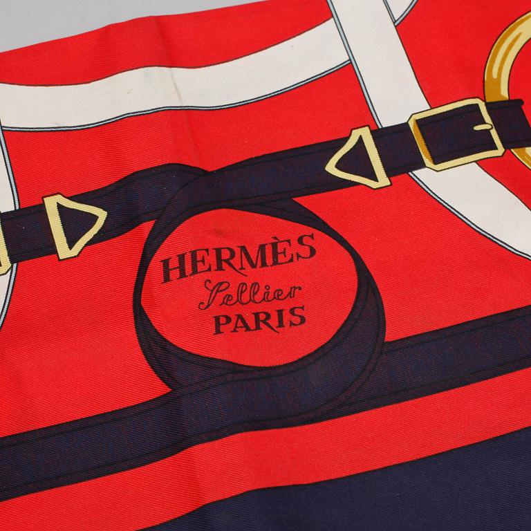 SCARF, siden, "Eperon d'Or", Hermès, Paris.