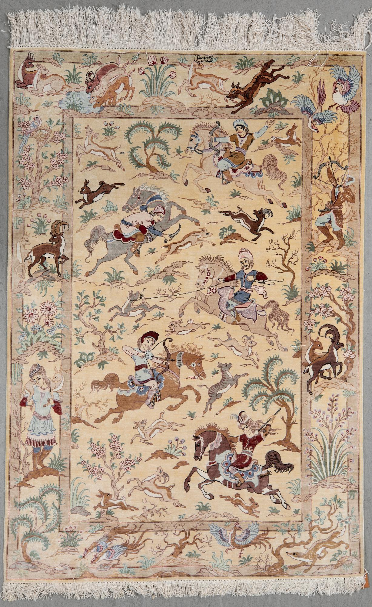 Carpet, Tabriz, 150 x 101 cm.