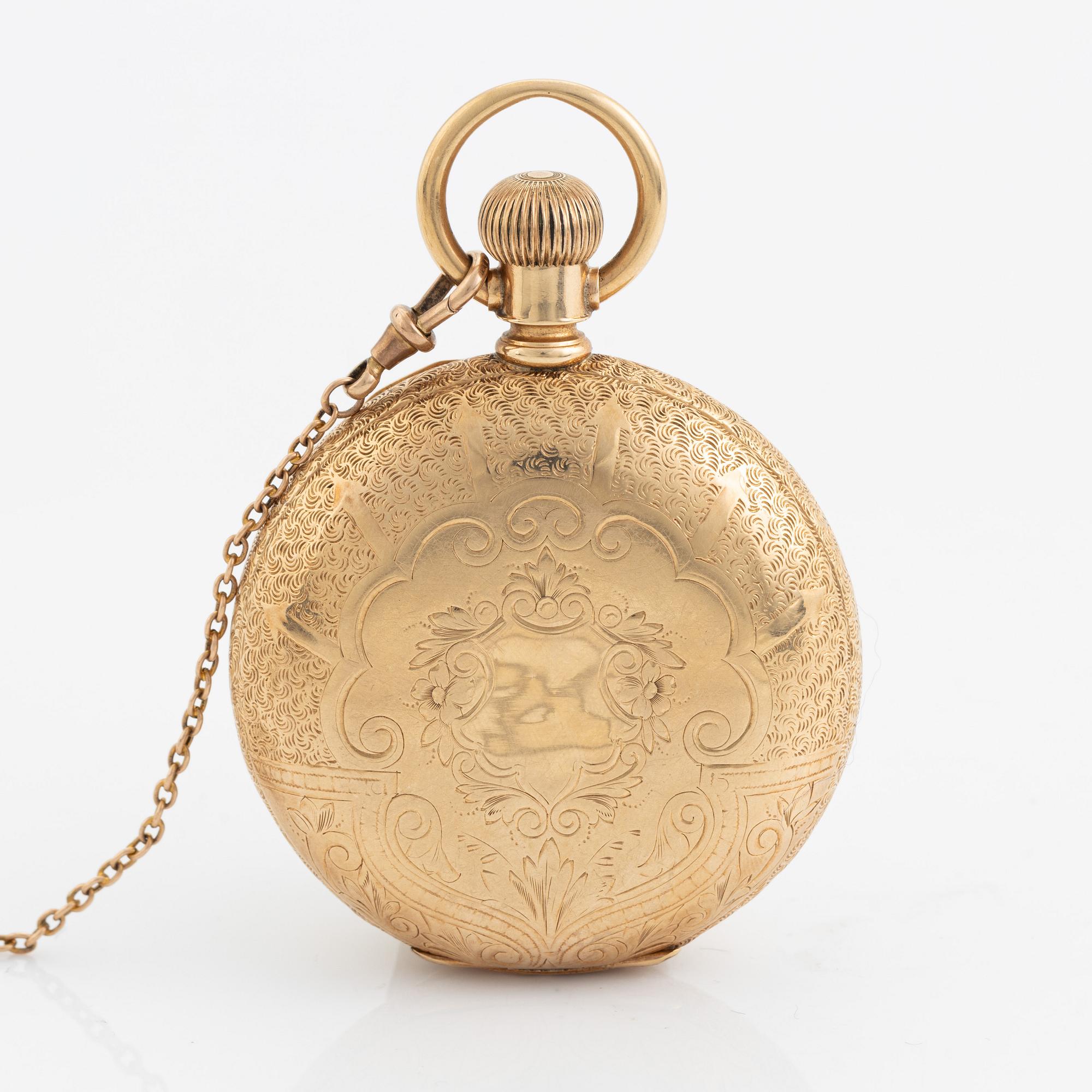 American Waltham Watch Co, pocket watch, 54 mm.