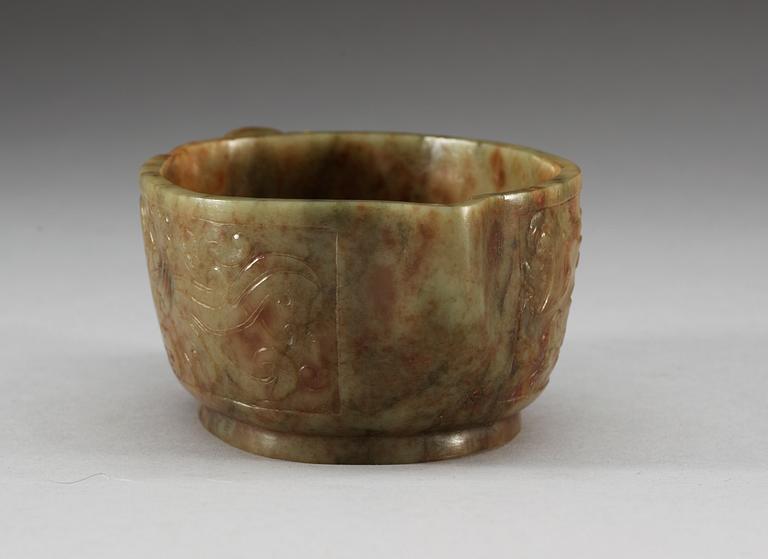 KANNA, nefrit. Qing dynastin.