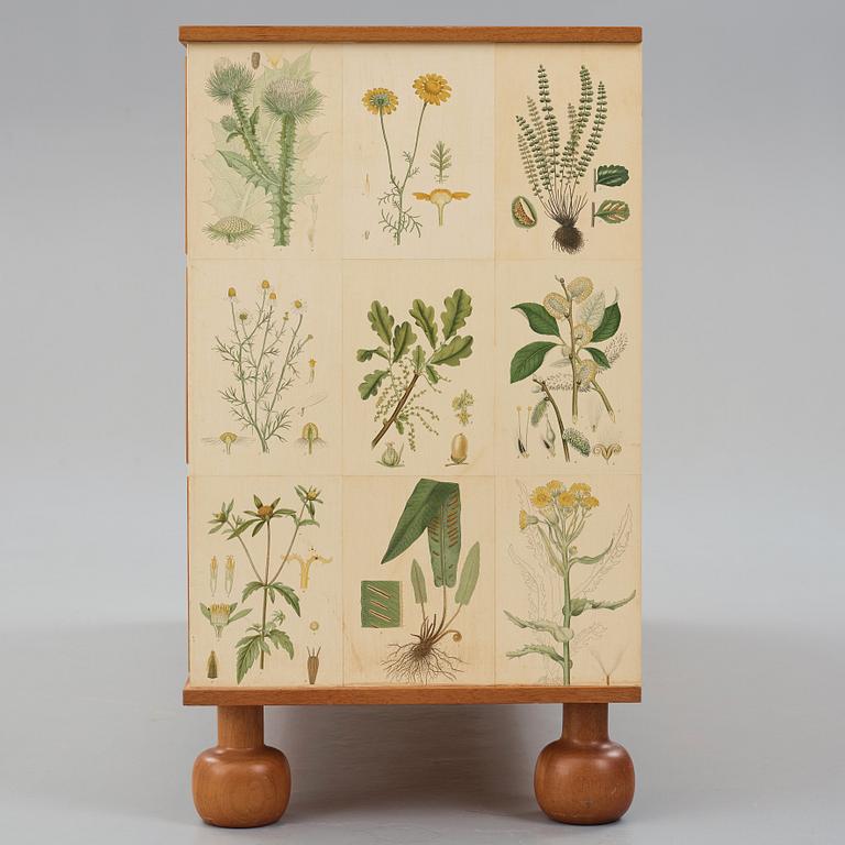 Josef Frank, a chest of drawers/ a sideboard "Flora", Svenskt Tenn, Sweden, mid 20th century, model 1050.