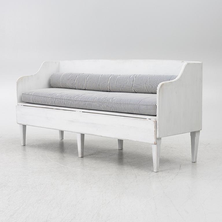 Sofa bed, Gustavian style, designed by Ingela Westergaard.