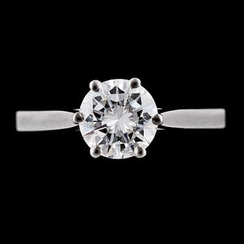 248. RING, briljantslipad diamant, 1.35 ct.