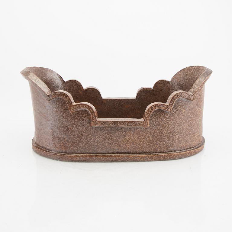 Signe Persson-Melin, a "Barca" saltglazed urn signed and dated (?).