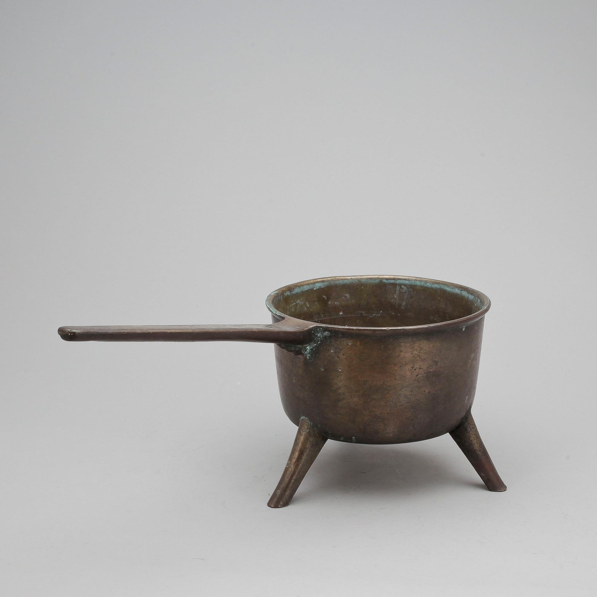 GRYTA, brons, sannolikt England, 1600/1700-tal.