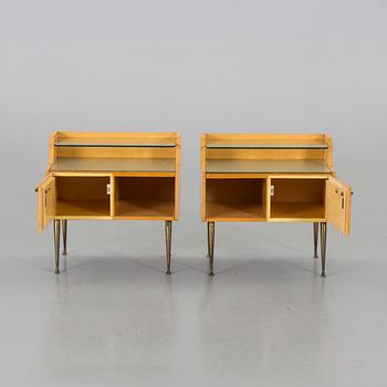 A pair of mid century nighstands.