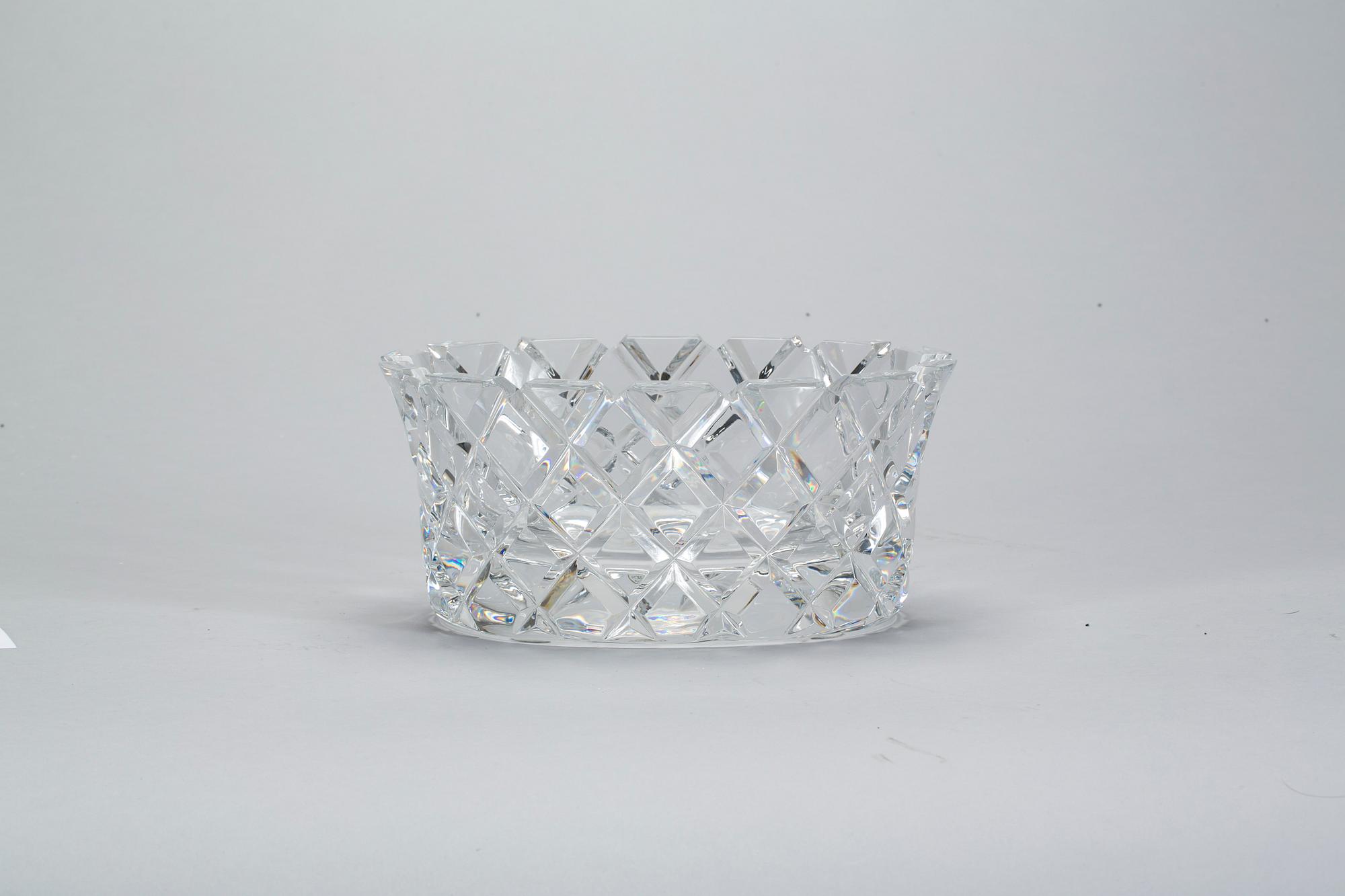 SKÅL, glas, "Sofiero", Gunnar Cyrén, Orrefors, 1900-talets andra hälft.